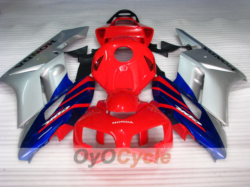 Injection Fairing kit for 04-05 CBR1000RR - Red, Silver - Fireblade #OYO87900484 Secondary image