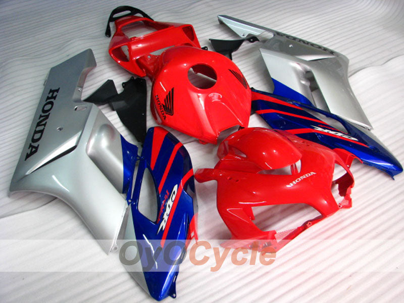 Injection Fairing kit for 04-05 CBR1000RR - Red, Silver - Fireblade #OYO87900484 Main image