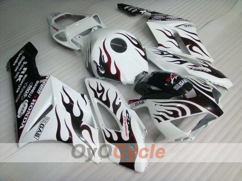 Injection Fairing kit for 04-05 CBR1000RR - Red, White - Flame #OYO87900494 Main image