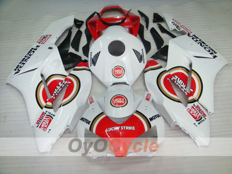 Injection Fairing kit for 04-05 CBR1000RR - Red, White - Lucky Strike #OYO87900507