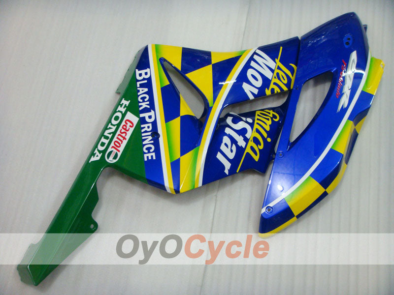 Injection Fairing kit for 04-05 CBR1000RR - Yellow, Blue - Movistar #OYO87900512
