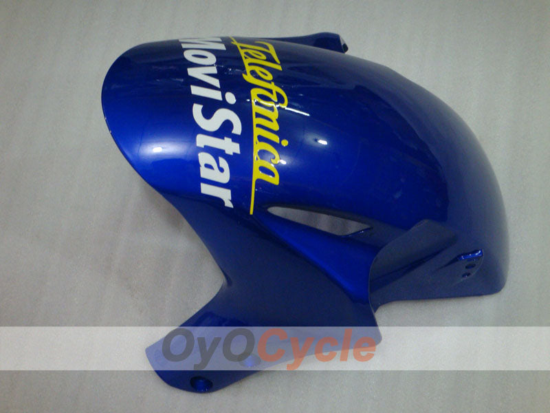 Injection Fairing kit for 04-05 CBR1000RR - Yellow, Blue - Movistar #OYO87900512