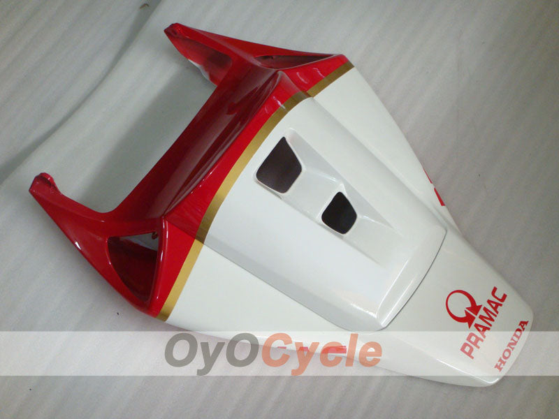 Injection Fairing kit for 04-05 CBR1000RR - Red, White - PRAMAC #OYO87900526