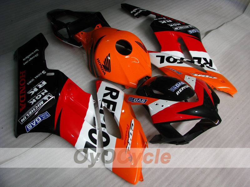 Injection Fairing kit for 04-05 CBR1000RR - Orange, Black - Repsol #OYO87900528