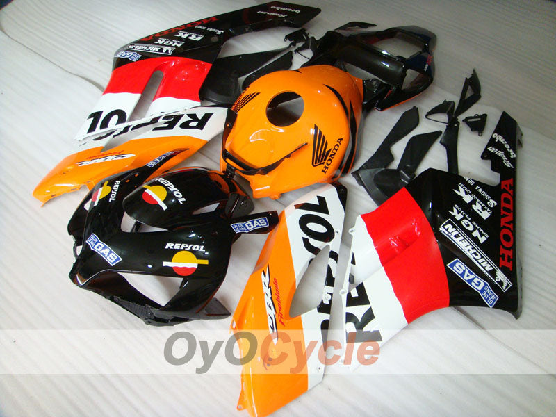 Injection Fairing kit for 04-05 CBR1000RR - Orange, Black - Repsol #OYO87900530