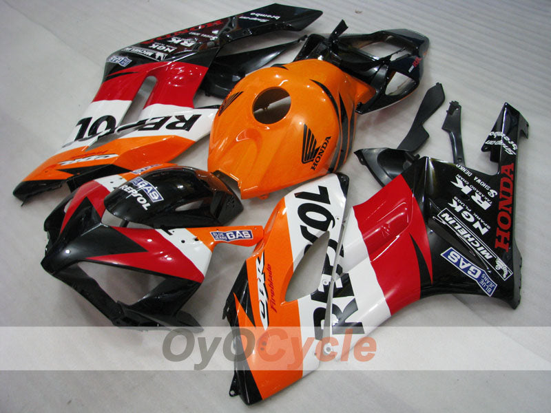 Injection Fairing kit for 04-05 CBR1000RR - Orange, Black - Repsol #OYO87900533