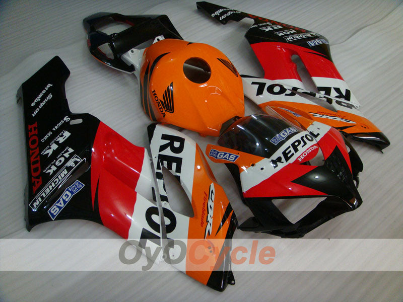 Injection Fairing kit for 04-05 CBR1000RR - Orange, Black - Repsol #OYO87900536