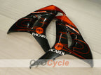 Injection Fairing kit for 06-07 CBR1000RR - Orange, Black - BACARDI #OYO87900549