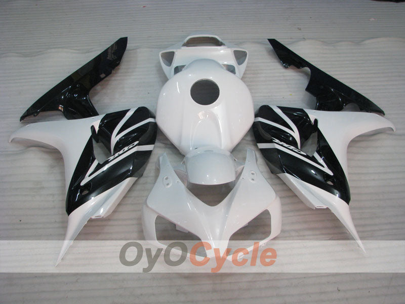 Injection Fairing kit for 06-07 CBR1000RR - White, Black - Fireblade #OYO87900572 Main image