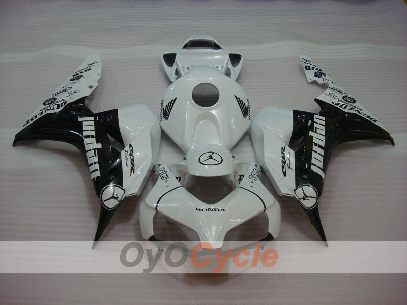 Injection Fairing kit for 06-07 CBR1000RR - White, Black - Jordan #OYO87900612 Secondary image