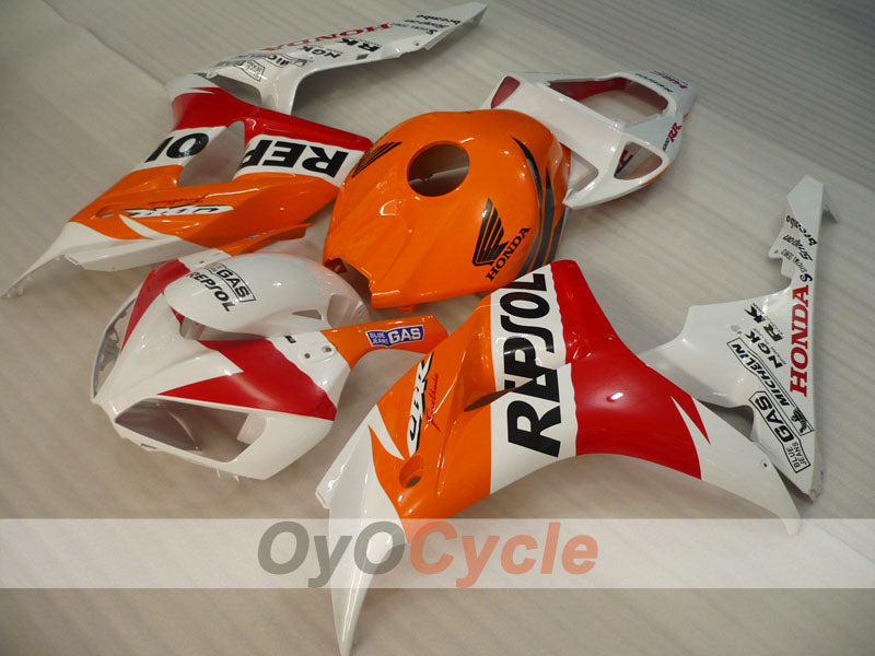 Injection Fairing kit for 06-07 CBR1000RR - Orange, Yellow - Repsol #OYO87900640