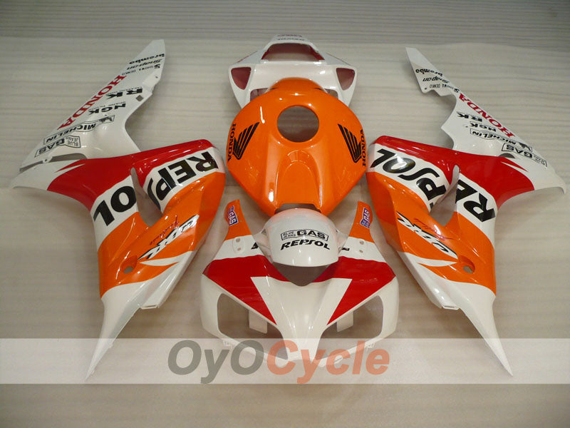 Injection Fairing kit for 06-07 CBR1000RR - Orange, Yellow - Repsol #OYO87900640