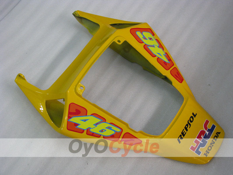 Injection Fairing kit for 06-07 CBR1000RR - Yellow, Black - Rossi #OYO87900645