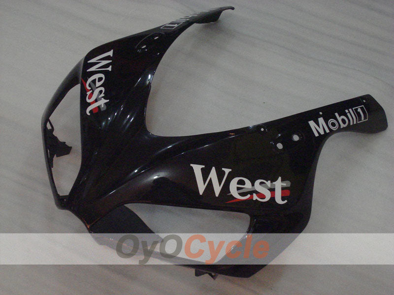 Injection Fairing kit for 06-07 CBR1000RR - White, Black - West #OYO87900653
