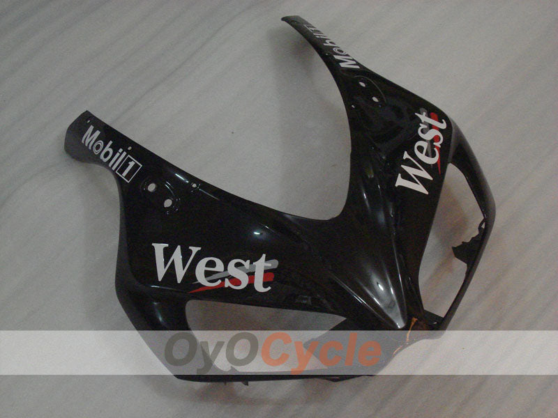 Injection Fairing kit for 06-07 CBR1000RR - White, Black - West #OYO87900653