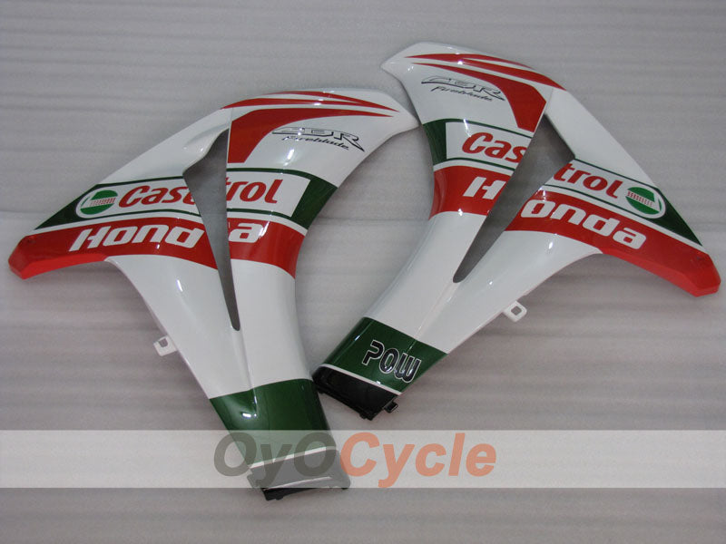Injection Fairing kit for 08-11 CBR1000RR - Red, White - Castrol #OYO87900654
