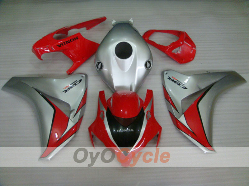 Injection Fairing kit for 08-11 CBR1000RR - Red, Silver - Fireblade #OYO87900670