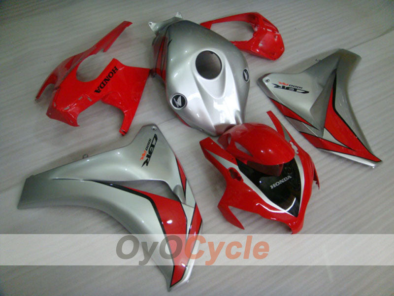 Injection Fairing kit for 08-11 CBR1000RR - Red, Silver - Fireblade #OYO87900670 Main image