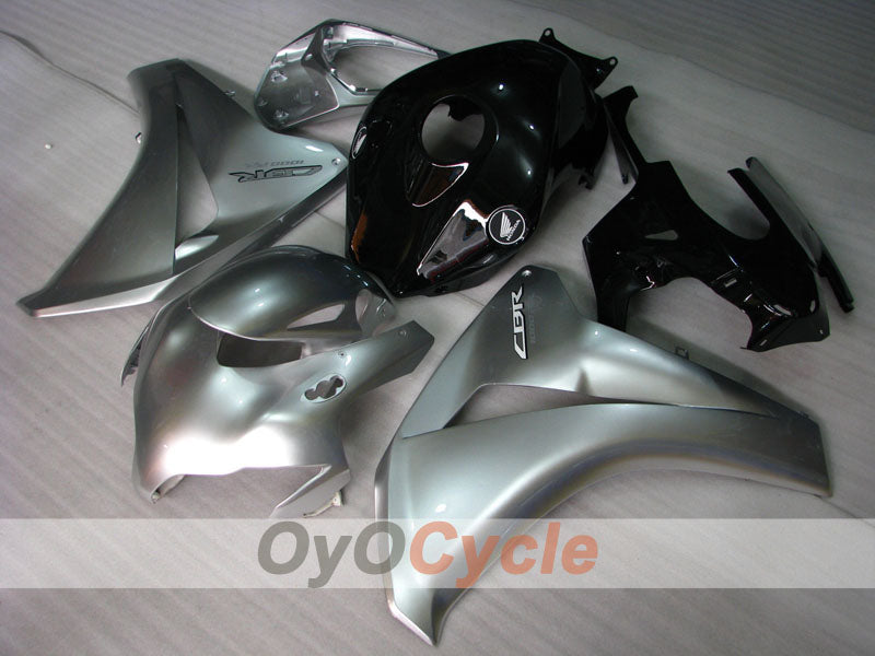 Injection Fairing kit for 08-11 CBR1000RR - Black, Silver - Fireblade #OYO87900680 Main image