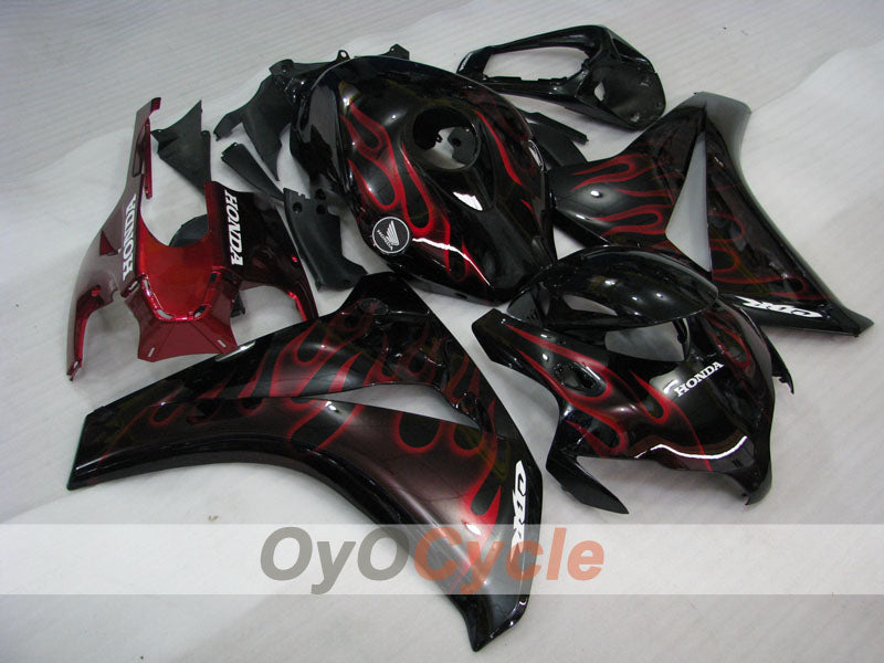 Injection Fairing kit for 08-11 CBR1000RR - Red, Black - Flame #OYO87900684 Secondary image
