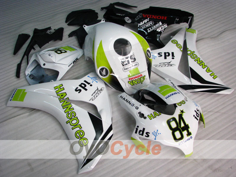 Injection Fairing kit for 08-11 CBR1000RR - White, Black - HANN Spree #OYO87900686