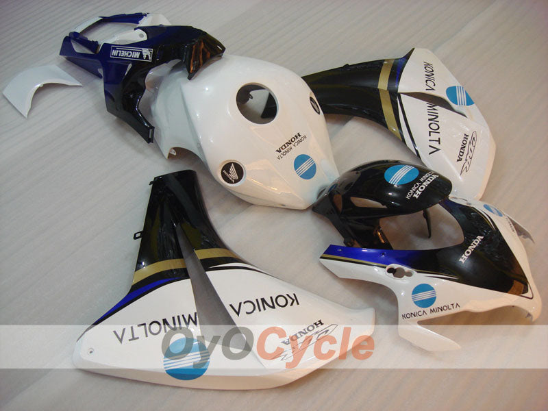 Injection Fairing kit for 08-11 CBR1000RR - White, Black - Konica Minolta #OYO87900693 Main image