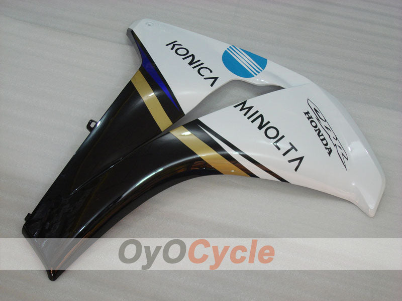 Injection Fairing kit for 08-11 CBR1000RR - White, Black - Konica Minolta #OYO87900693