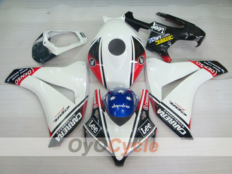 Injection Fairing kit for 08-11 CBR1000RR - White, Black - Eurobet, Lee #OYO87900699