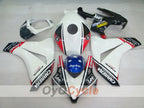 Injection Fairing kit for 08-11 CBR1000RR - White, Black - Eurobet, Lee #OYO87900699