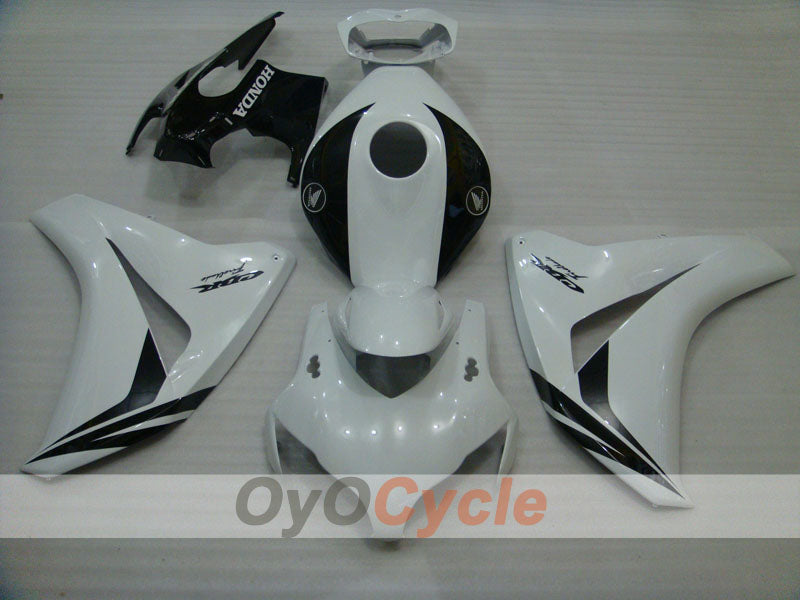 Injection Fairing kit for 08-11 CBR1000RR - White, Black - Factory Style #OYO87900706