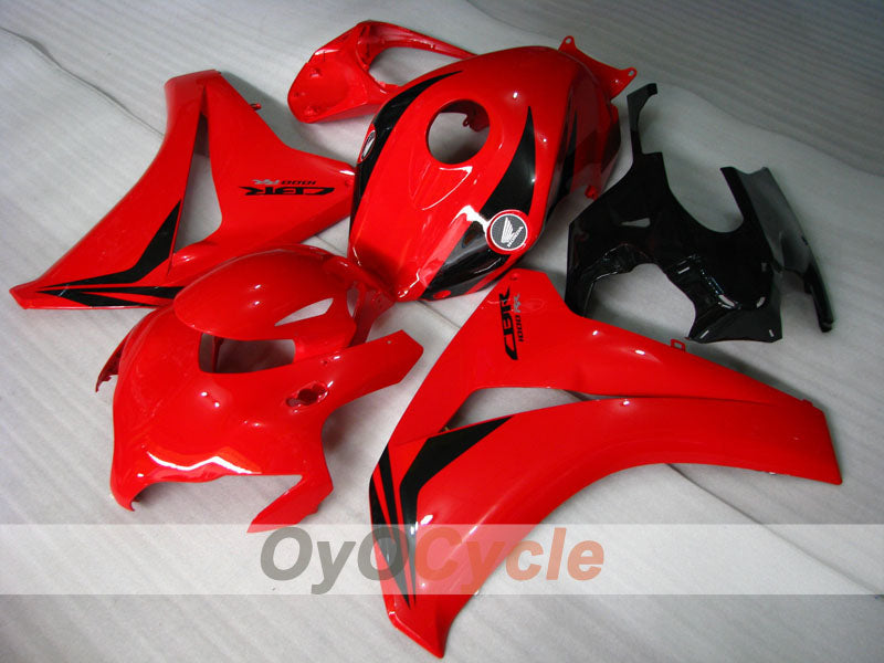Injection Fairing kit for 08-11 CBR1000RR - Red, Black - Factory Style #OYO87900708