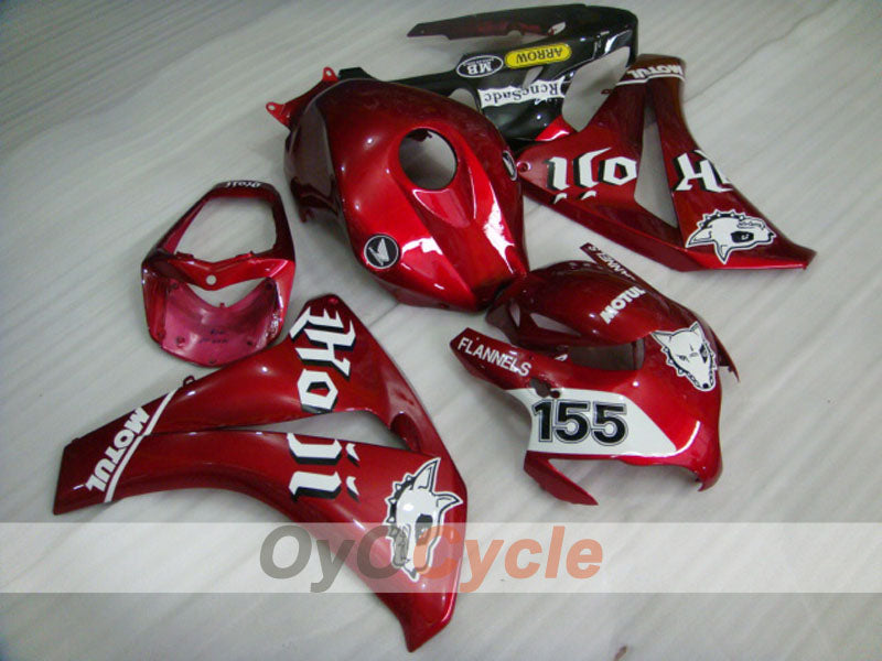 Injection Fairing kit for 08-11 CBR1000RR - Red, White - MOTUL #OYO87900716 Main image