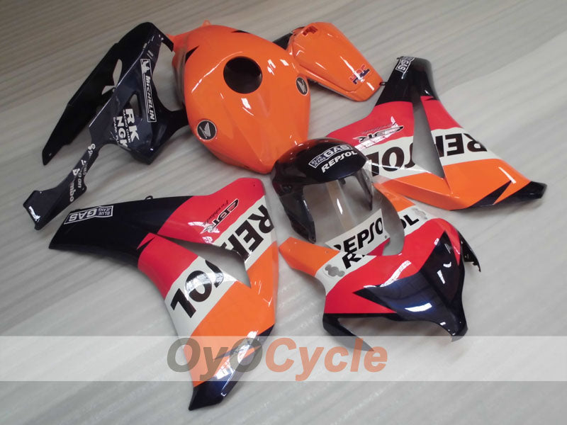 Injection Fairing kit for 08-11 CBR1000RR - Orange, Black - Repsol #OYO87900721 Main image