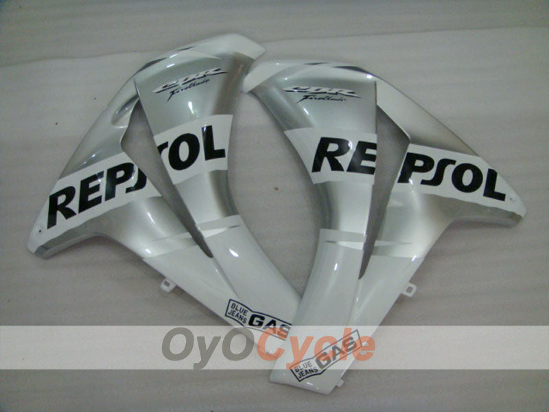Injection Fairing kit for 08-11 CBR1000RR - White, Silver - Repsol #OYO87900722