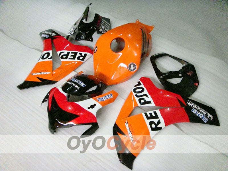 Injection Fairing kit for 08-11 CBR1000RR - Orange, Black - Repsol #OYO87900723