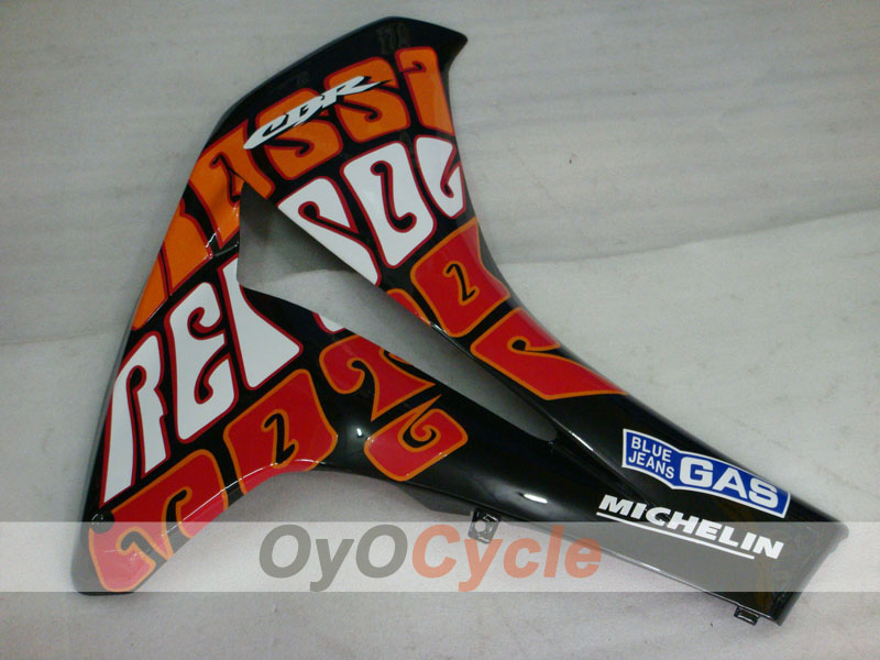 Injection Fairing kit for 08-11 CBR1000RR - Orange, Black - Rossi #OYO87900725