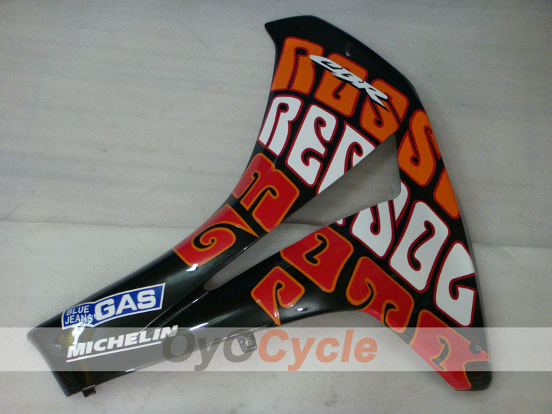Injection Fairing kit for 08-11 CBR1000RR - Orange, Black - Rossi #OYO87900725