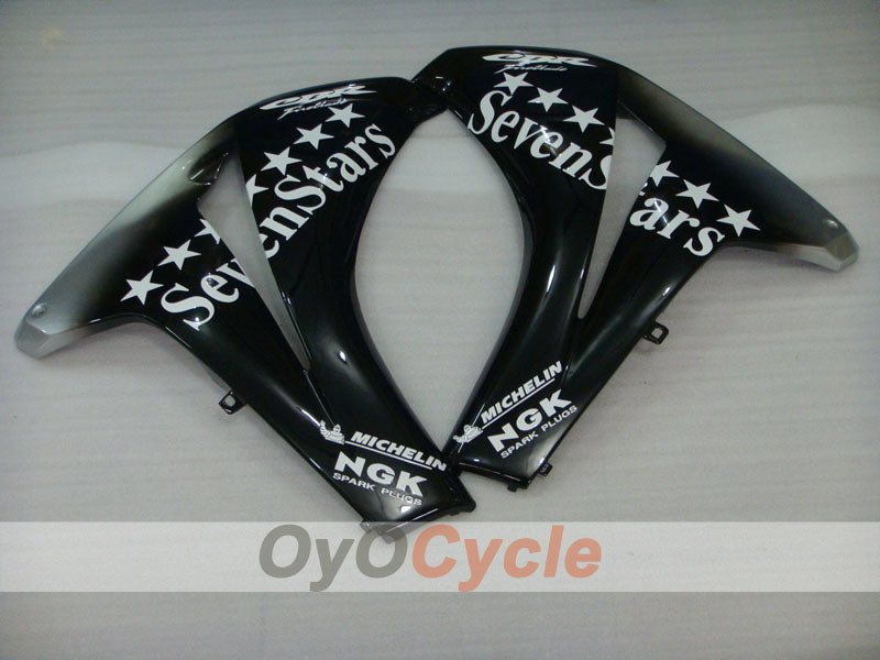 Injection Fairing kit for 08-11 CBR1000RR - Black, Silver - SevenStars #OYO87900727