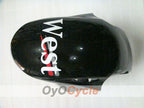 Injection Fairing kit for 08-11 CBR1000RR - White, Black - West #OYO87900729