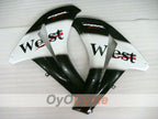 Injection Fairing kit for 08-11 CBR1000RR - White, Black - West #OYO87900729