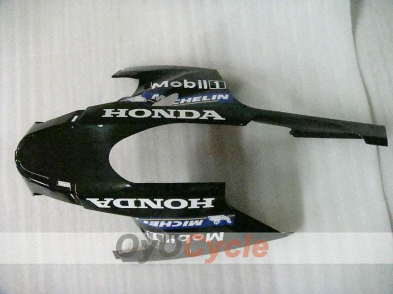 Injection Fairing kit for 08-11 CBR1000RR - White, Black - West #OYO87900729