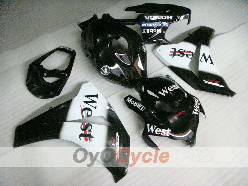 Injection Fairing kit for 08-11 CBR1000RR - White, Black - West #OYO87900729 Main image