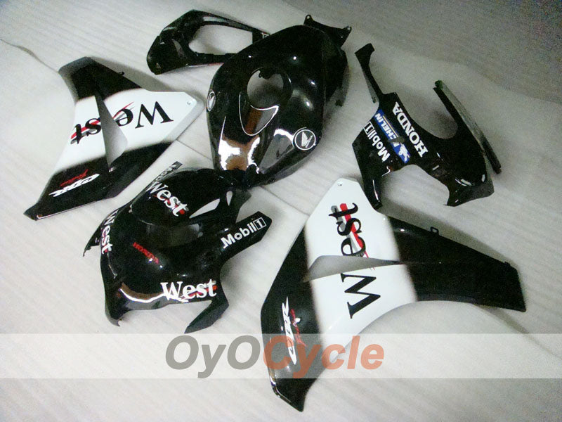 Injection Fairing kit for 08-11 CBR1000RR - White, Black - West #OYO87900729 Secondary image
