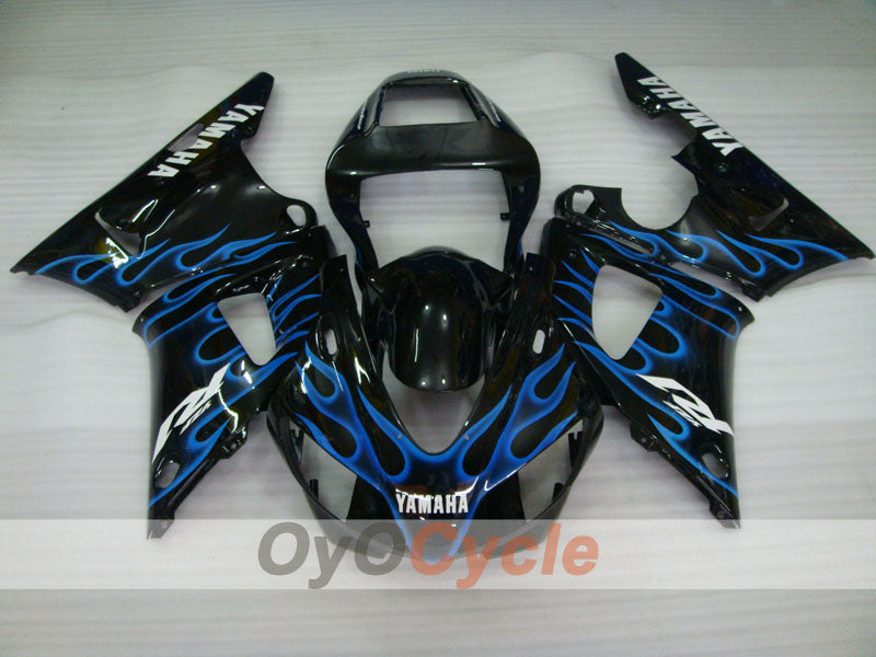 Injection Fairing kit for 98-99 YZF-R1 - Blue, Black - Flame #OYO87900741 Secondary image