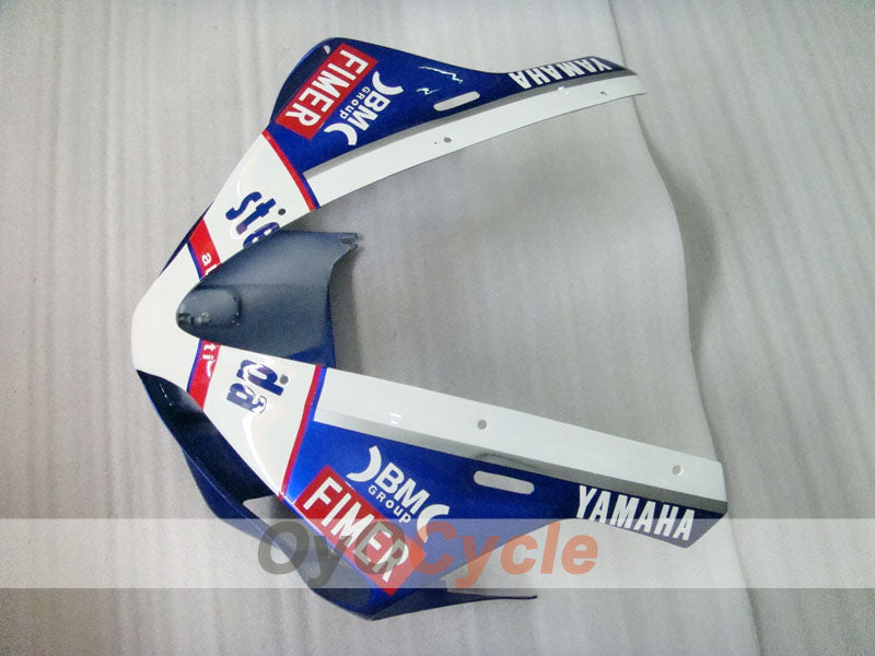 Injection Fairing kit for 00-01 YZF-R1 - Blue, White - Sterilgarda #OYO87900785