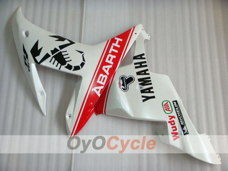 Injection Fairing kit for 02-03 YZF-R1 - Red, White, Matte - ABARTH #OYO87900786