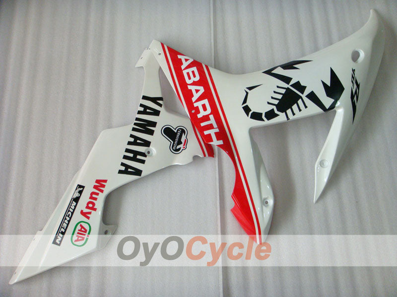 Injection Fairing kit for 02-03 YZF-R1 - Red, White, Matte - ABARTH #OYO87900786