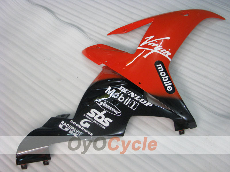 Injection Fairing kit for 02-03 YZF-R1 - Red, Black - DUNLOP #OYO87900788
