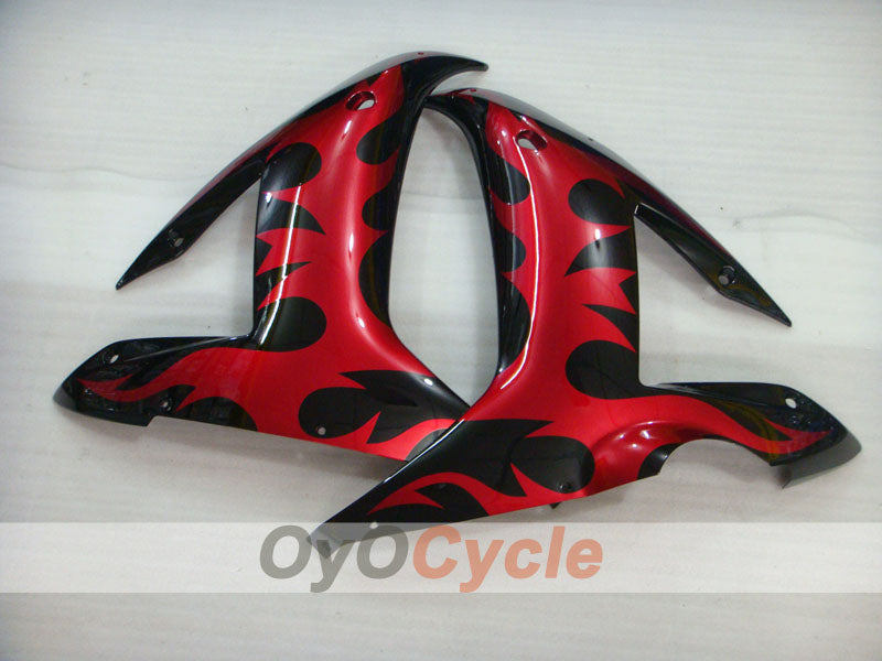Injection Fairing kit for 02-03 YZF-R1 - Red, Black - Flame #OYO87900794
