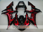 Injection Fairing kit for 02-03 YZF-R1 - Red, Black - Flame #OYO87900794